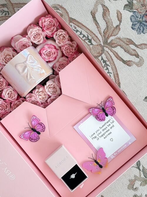 Ring Flower Box | بوكس ورد وخاتم