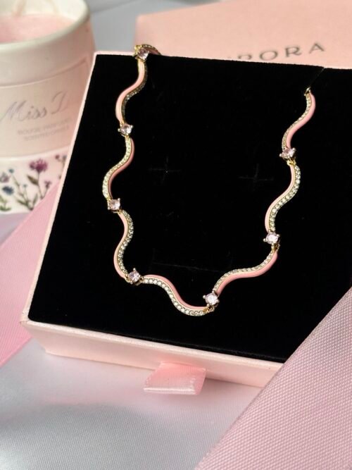 Swirl Pink – Necklace