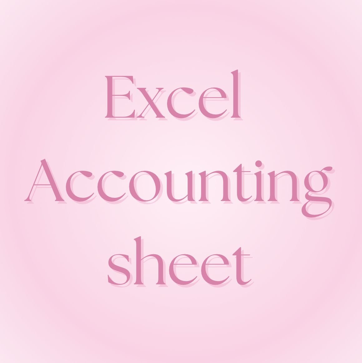Arabic Accounting sheet