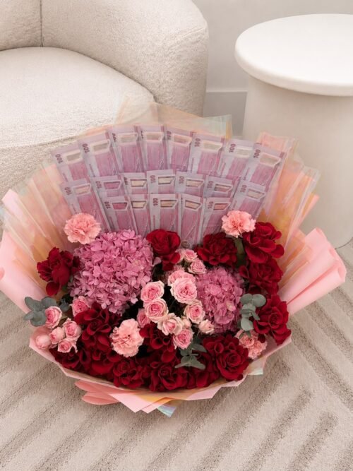 Unique money bouquet
