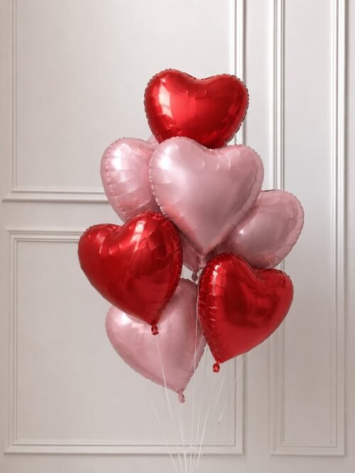 Pink and Red (4 balloons)